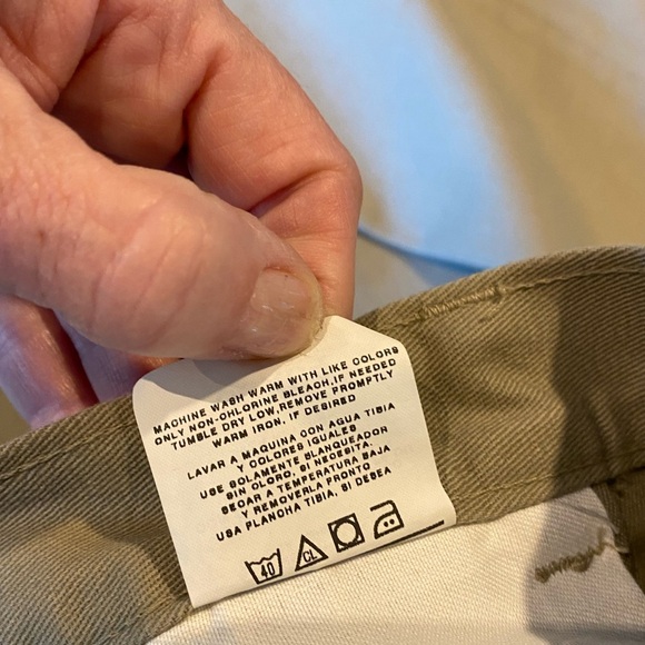 Men's Tan Cotton Chinos by BaytoBay Size 36x34 - Picture 7 of 7